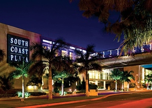 South Coast Plaza in Costa Mesa, CA